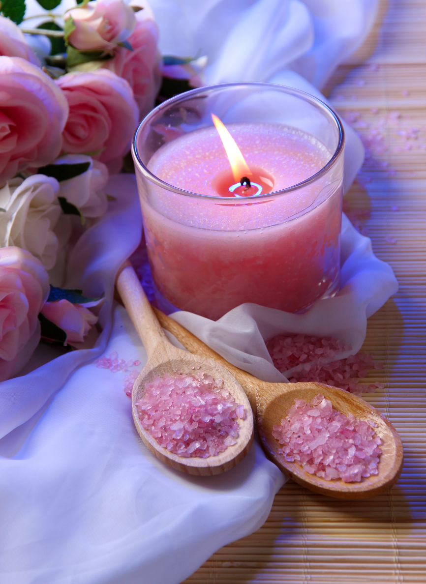 Rose Aroma Candle - Image 3