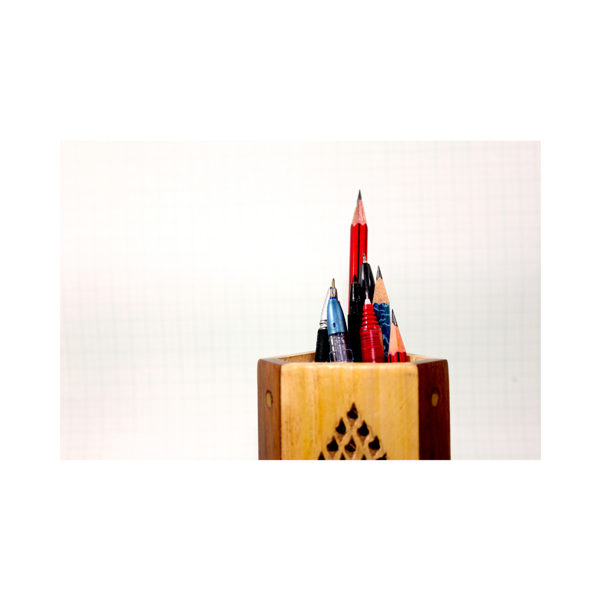 Wooden Pen Stand - Image 2